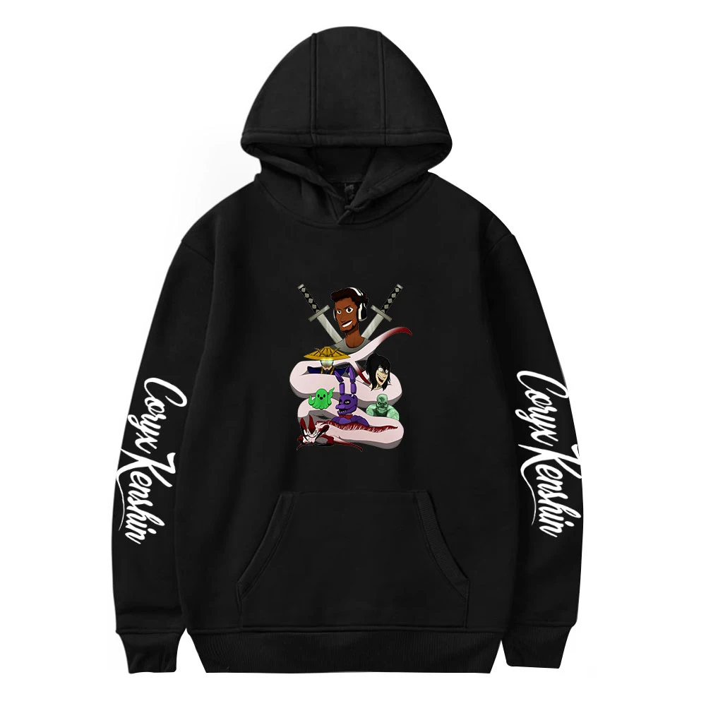 

Coryxkenshin Hoodies Men Women Streetwear Hip Hop Popular Sweatshirt Internet Celebrity Coryxkenshin Cartoon Funny Print Hoodies