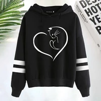 popular printing hoodies for women autumn winter sweatshirt fashion hooded pullover ladies streetwear