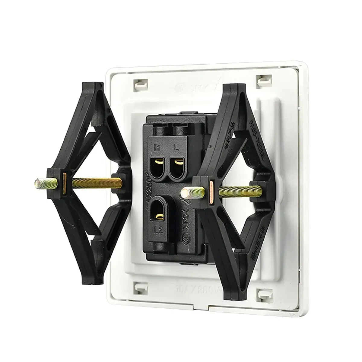 50/1 шт. 86 тип кассетный ремонтник темная коробка розетки нижняя для ремонта