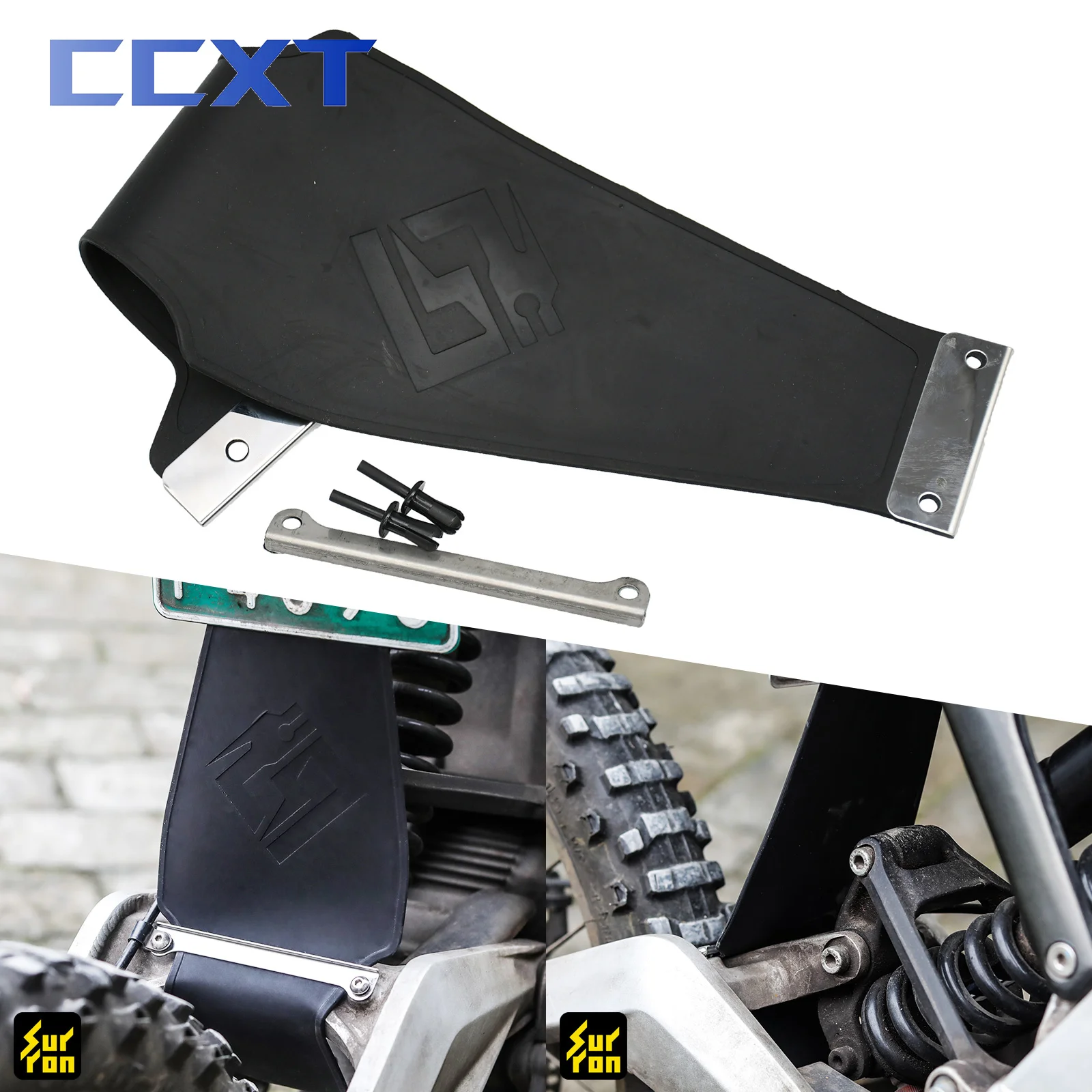Electric Motocross Rear Shock Absorption Mud Mudguard Splash Para For Sur Ron Sur-Ron Surron Light Bee X & S motorcycle parts