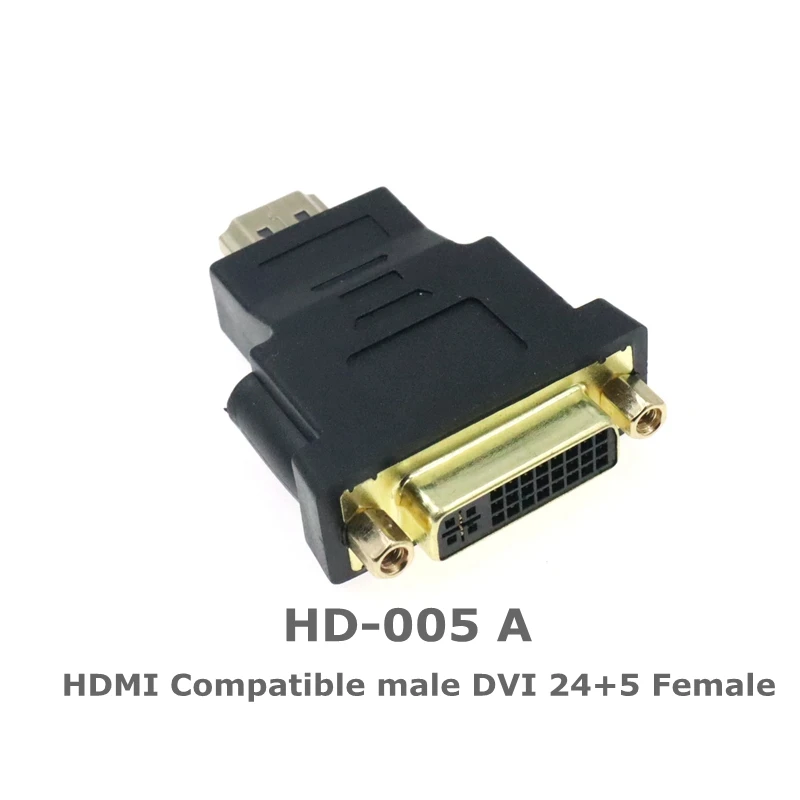 Фото HDMI-совместимый с женским и двунаправленным разъемами DVI D 24 + 5/24 + 1 штекер вверх вниз под углом головного света для проектора HDMI на DVI №4