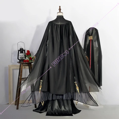 Arknights Laqeramaline Косплей Костюм Парик Платье Шаль Плащ Шарф Кольцо Реквизит Для Женщин Девочек Логотипы Хэллоуин Карнавал Рождество