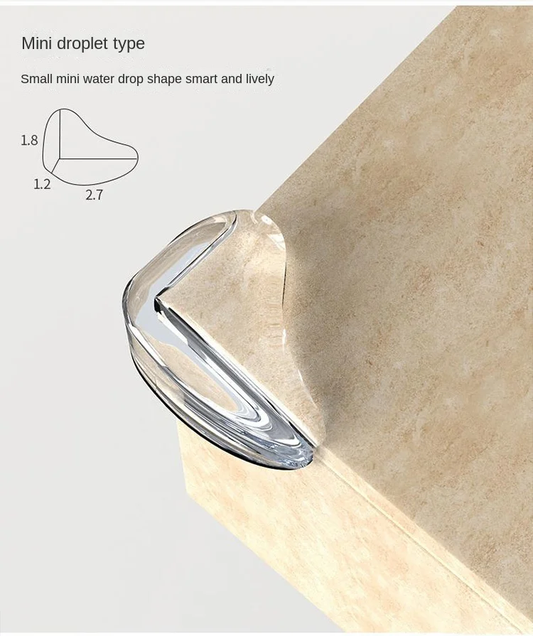 

Baby Safety Silicone Protector Table Corner Edge Protection Cover Children Anticollision Angle Child Furniture Corner Guards