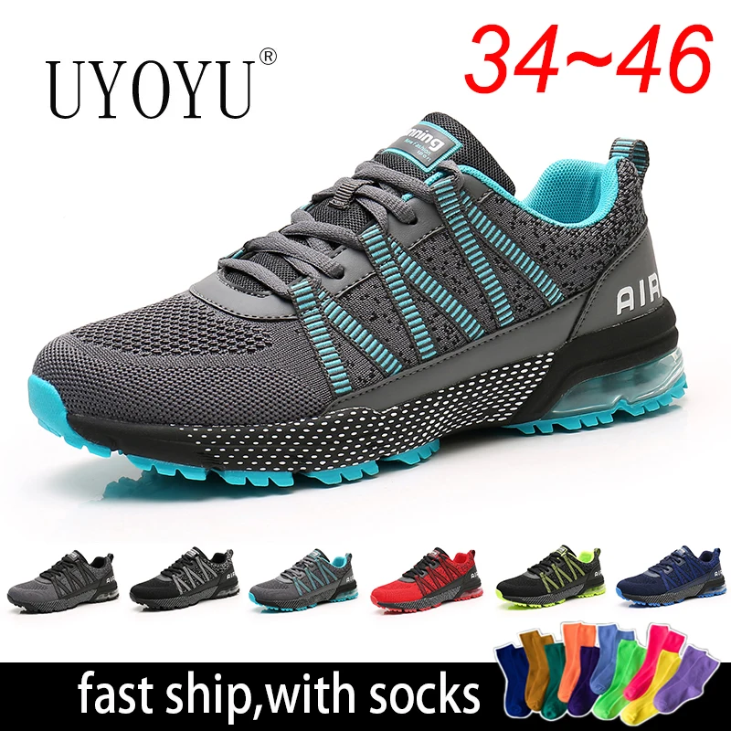 

Air Cushion Men Women 2022 Sneakers Running Shoes Comfort Shoes Sports Footwear Male Fashion Jogging Trainers Sneakers Big Size