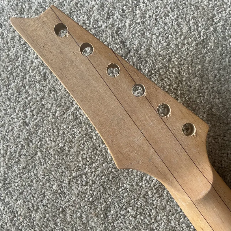 JN087 Полуфинизированный гриф для электрогитары Floyd Rose без ладов с инкрустацией