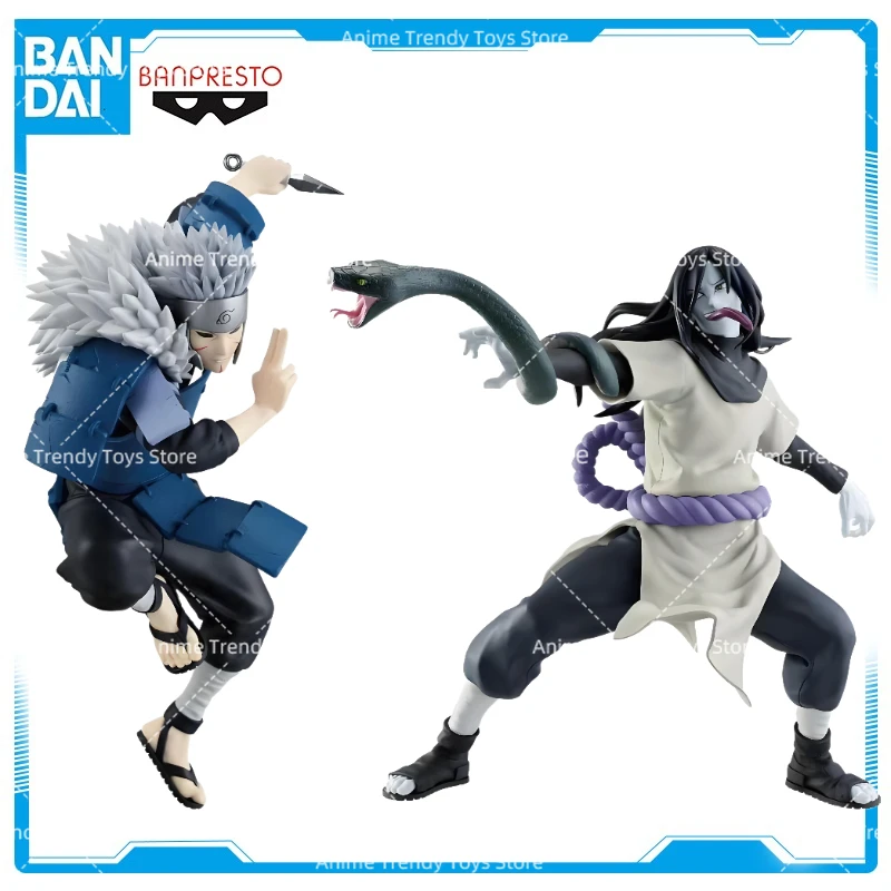 Фото В наличии оригинальные духи Bandai BANPRESTO вибрационные звезды Наруто Шиппуден Сендзю Тобирама Орочимару аниме подарки игрушки модель WY №3