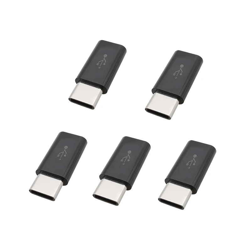 

5 шт. USB Type C на Micro USB адаптер черный, белый
