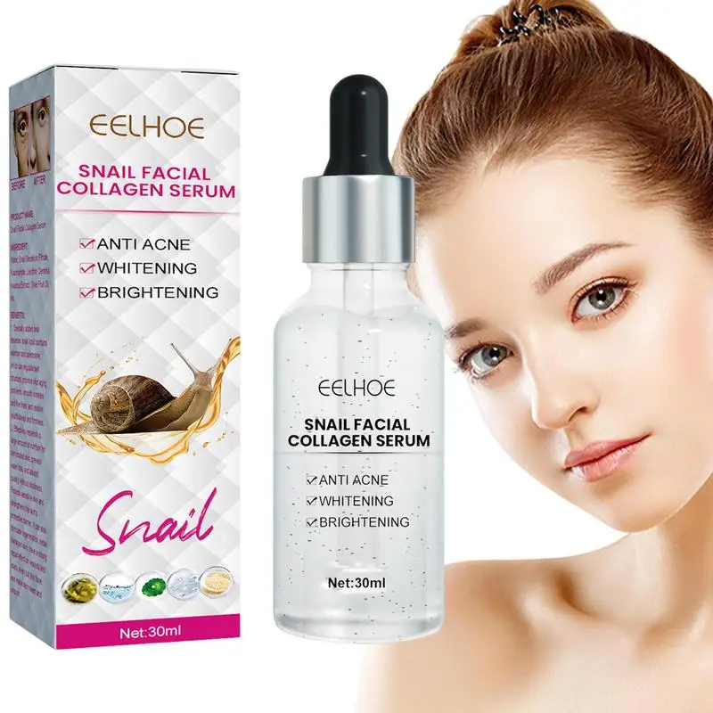 

30ml Snail Antiaging Essence Face Fine Lines Repairing Essence Deep Anti Age Collagen Skin Repair Essence Moisturizer For Women