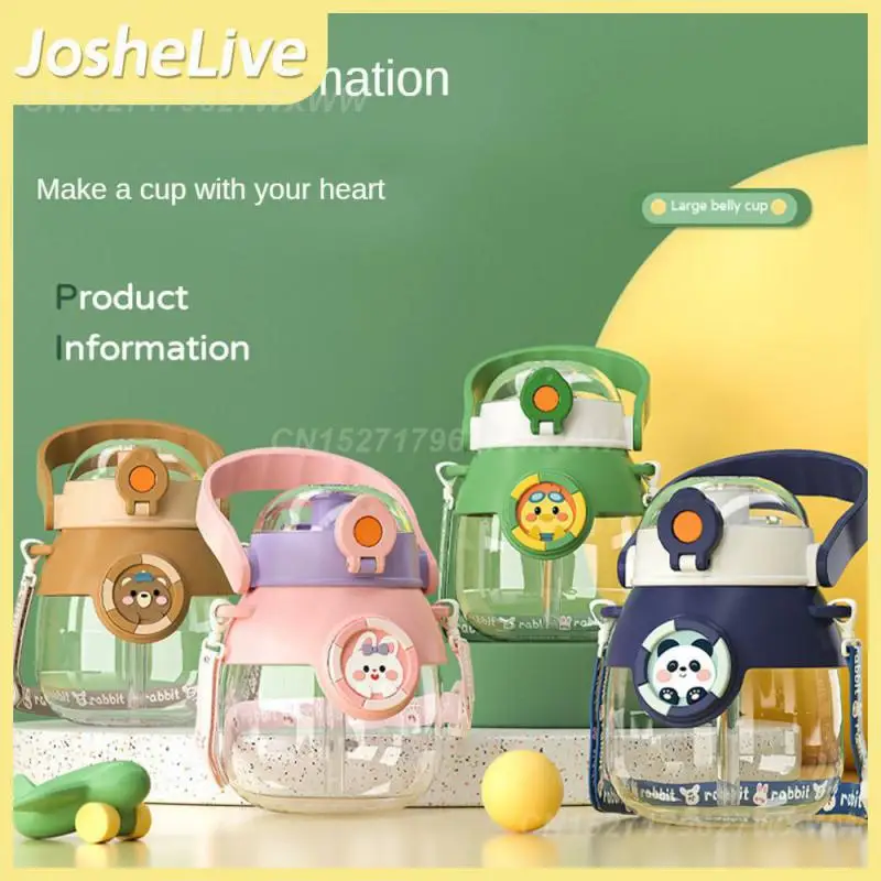 

Кружка соломенная с регулировкой длины, прочная портативная кружка большой емкости с защитой от падения, 1 шт., детская портативная чашка соломенная