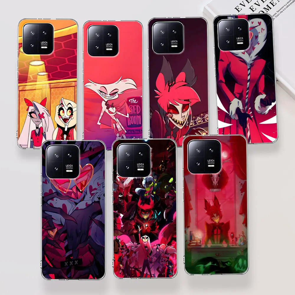 Чехол Sir Pentious Hazbin Hotel для Xiaomi Mi 11 9 9T 13 12 12T 11i A2 11T 12X 10 8 10T Pro A3 Lite мягкий прозрачный