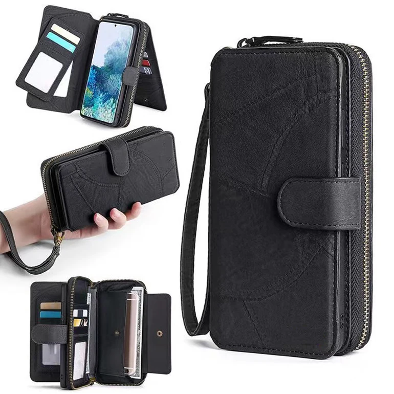 

Чехол-книжка из искусственной кожи для iPhone 13/12/11 Pro Max/XS