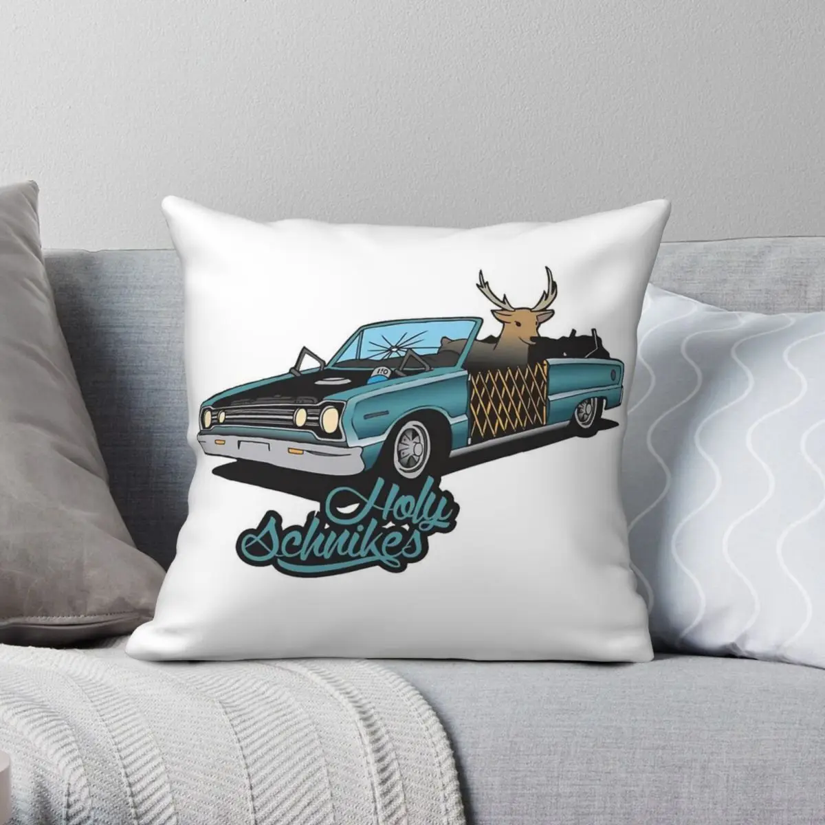 Tommy Boy Holy Schnikes квадратная наволочка из полиэстера и льна бархатная декоративная