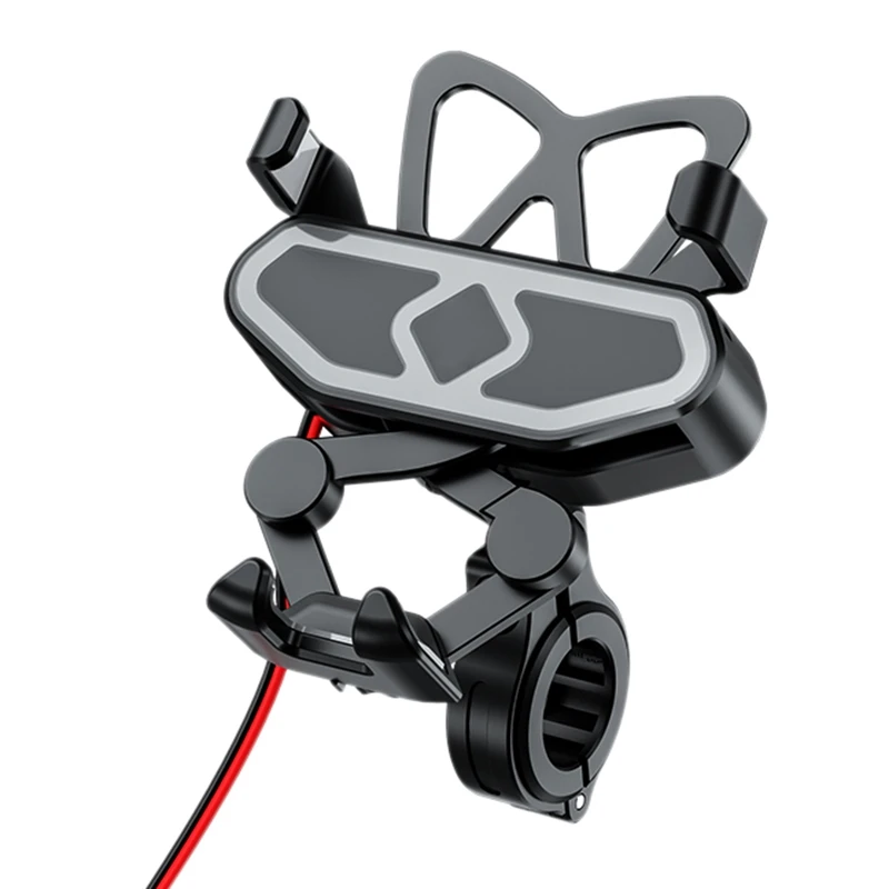 

NEW-Motorcycle Mobile Phone Holder With Strong Power For Motorcycles Mobile Phone Holder For Car With Rechargeable