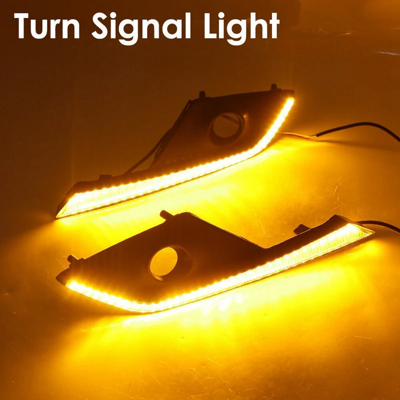 Дневной свет для автомобиля дневные ходовые огни задняя фара с желтым указателем