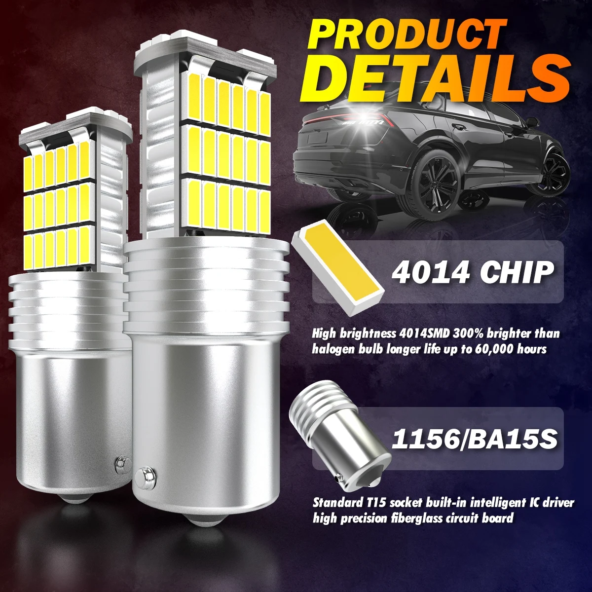 

Лампа задняя белая для Kia Sportage Rio 3 4 Sorento Ceed Stonic Soul Picanto, 2 шт.