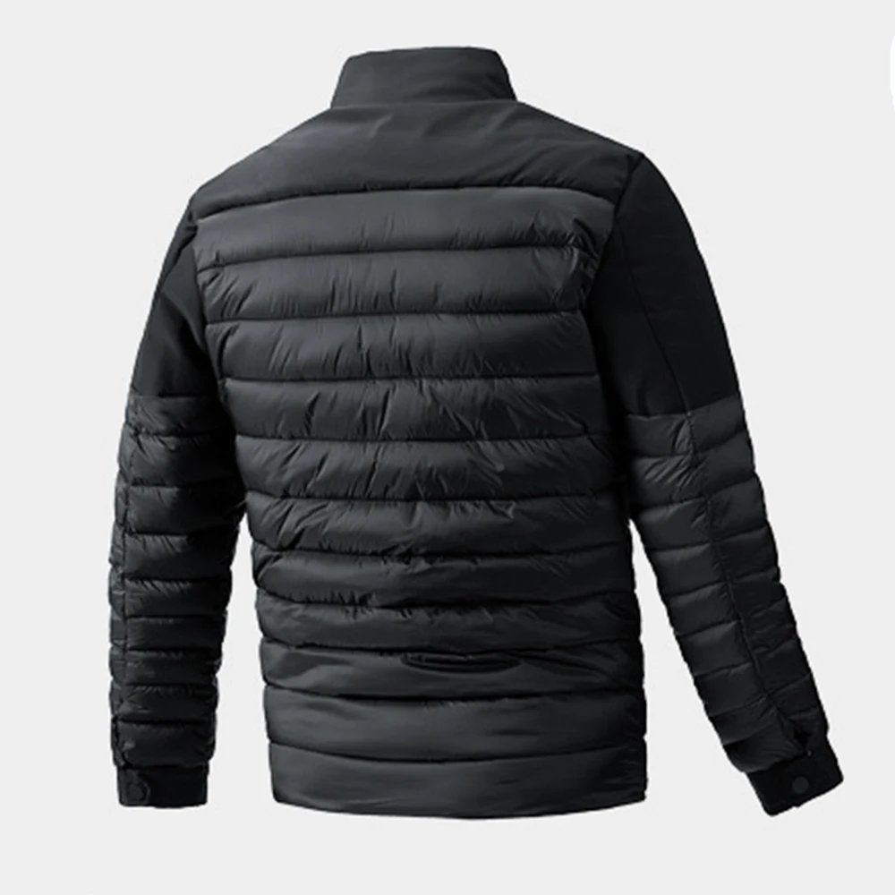 ERIDANUS 2022 male winter coat new slim fit thick padded coat Casual stand-up collar solid color men's cotton clothing MWM150