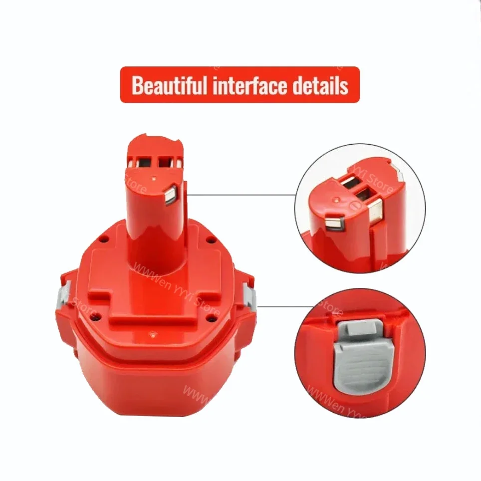 Перезаряжаемый аккумулятор для беспроводной дрели Makita PA14 1433 JR140D 1420 6280D 6281D 6333D