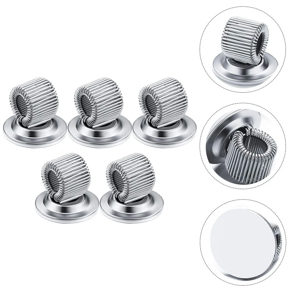 

Metal Pen Holder Holder Metal Pen Daily Use Springs Office Supply Professional Holder Sturdy Clip