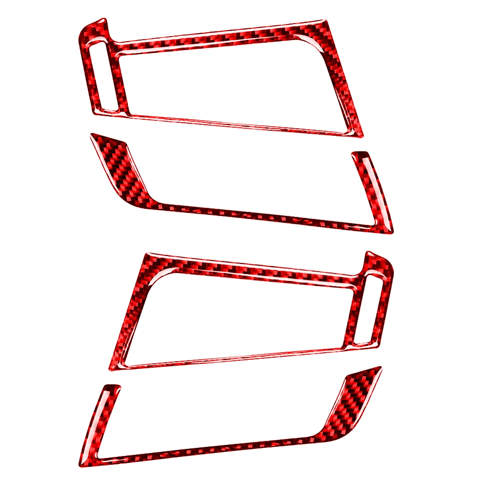 

Обе стороны из углеродного волокна для Bmw X5 X6 f15 f16 2014-2017, обшивка для кондиционера, выходных отверстий, полосы, аксессуары для интерьера автомобиля, наклейка