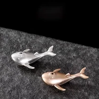 pinny creative metal whale incense stick holder alloy mini animal censer tea ceremony accessories
