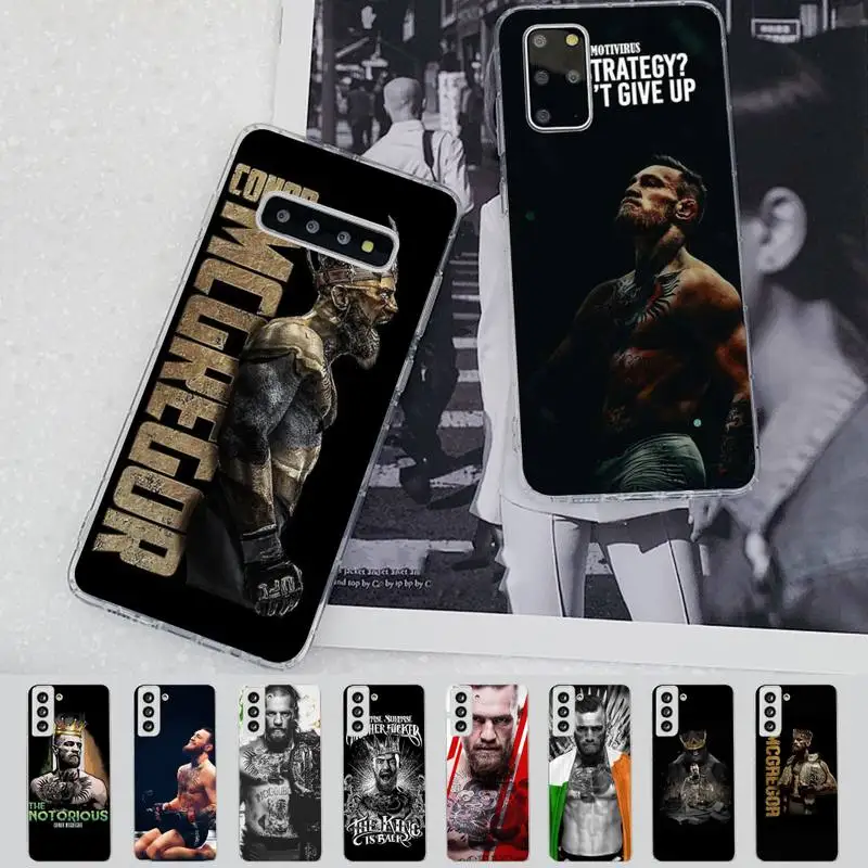 

Conor Mcgregor boxing King Phone Case for Samsung S21 A10 for Redmi Note 7 9 for Huawei P30Pro Honor 8X 10i cover