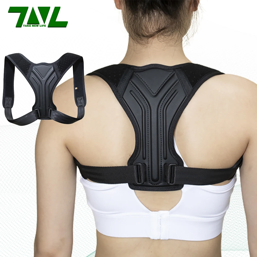 

1PCS Adjustable Back Shoulder Posture Corrector Belt Clavicle Spine Support Reshape Body Home Office Sport Upper Back Neck Brace