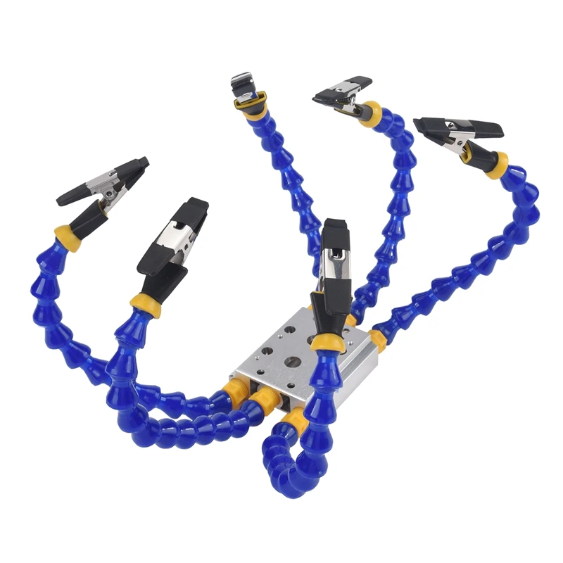 Настольные тиски настольный зажим паяльная станция с 6 шт. гибкие рычаги паяльник