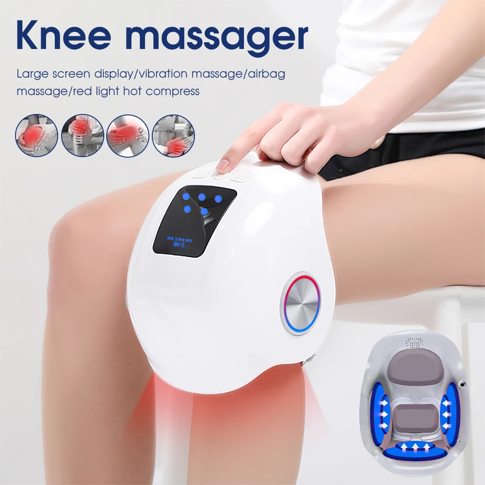 

Smart Hot Compress Knee Relaxing Massager Relive Joint Pain Stiffness Kneecap Treasure Laser Infrared Elbow Shoulder Massager
