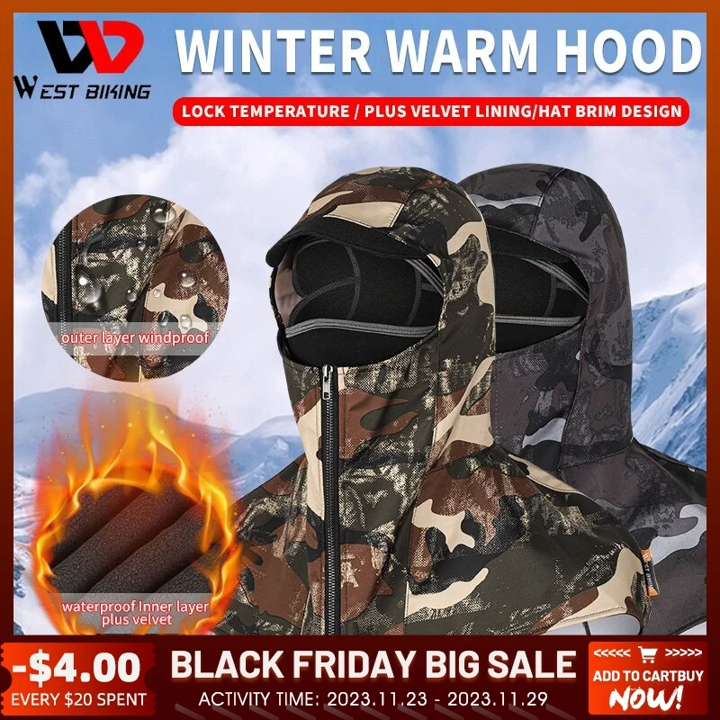 

Winter Keep Warm Tactical Military Balaclava Outdoor Hunting Waterproof Cycling Skiing Scarf Snowboard Face Mask Windproof