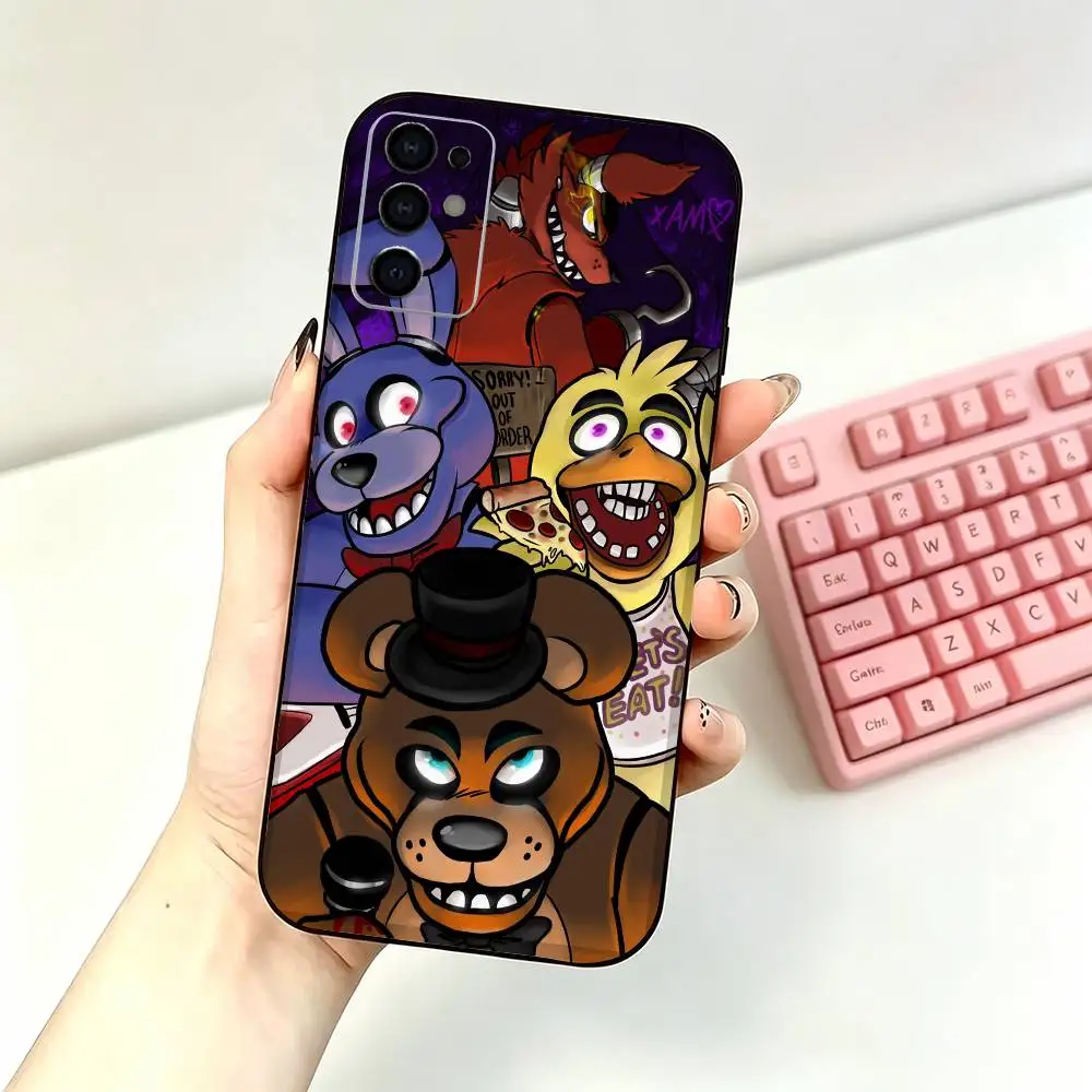 Фото Опасный мягкий черный чехол для телефона Five Nights at Freddy's для Samsung S26,25,24,21,22,21,20,10,9,8,7,6Ultra,Plus,Fe, Lite №4