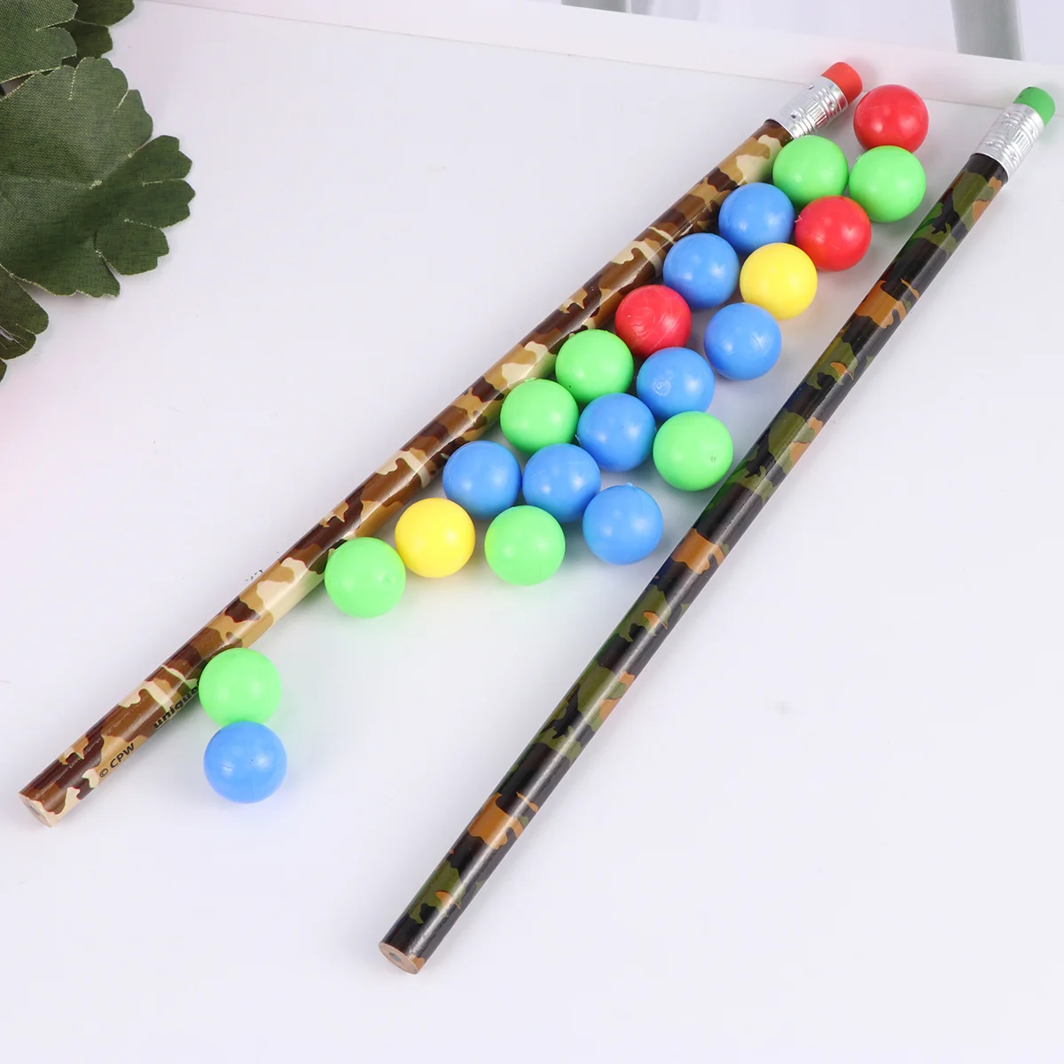 

5 Bags of Total 120pcs Game Replacement Balls Plastic Colorful Games Beads Compatible for Hungry Hippos Swallowing Beads Game