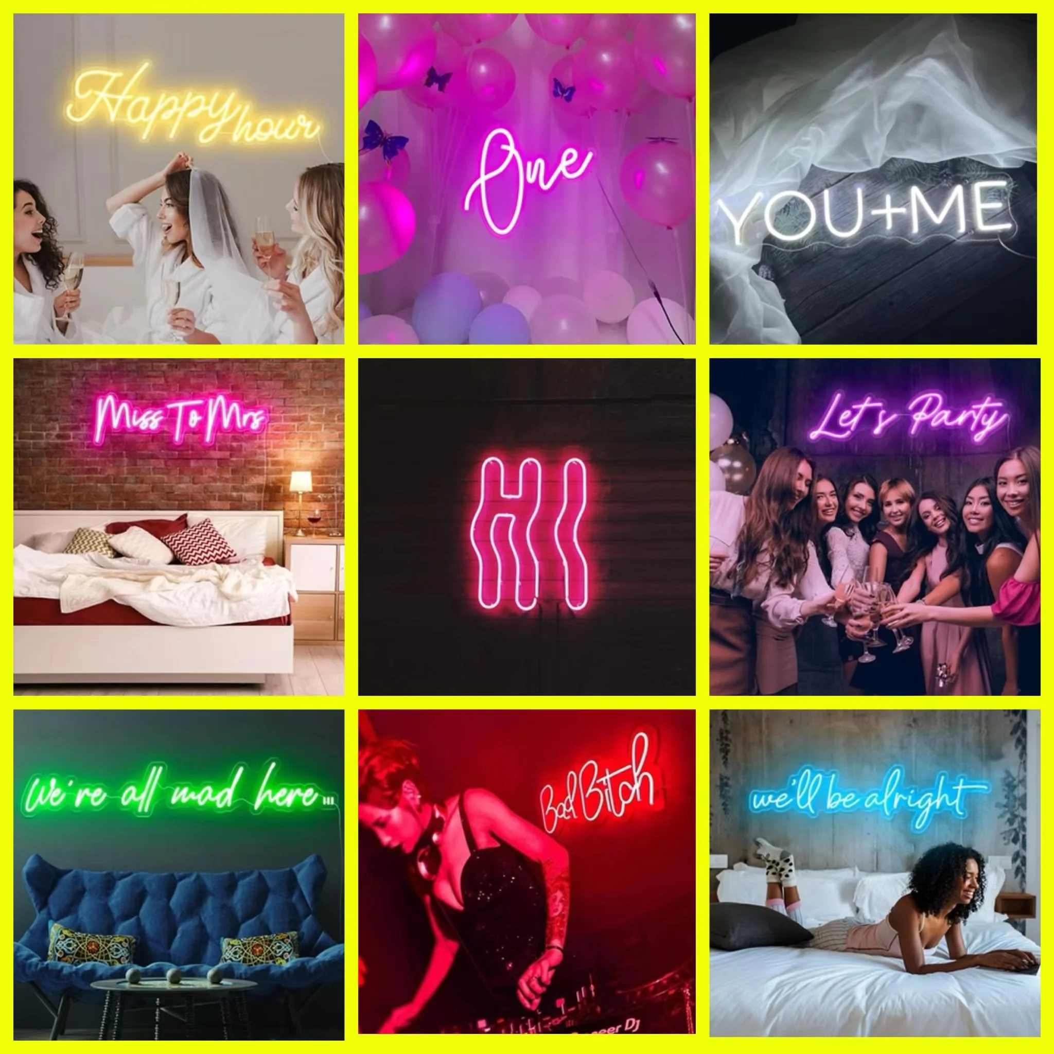 Неоновые вывески на заказ светодиодная подсветка курительная рука с глазами