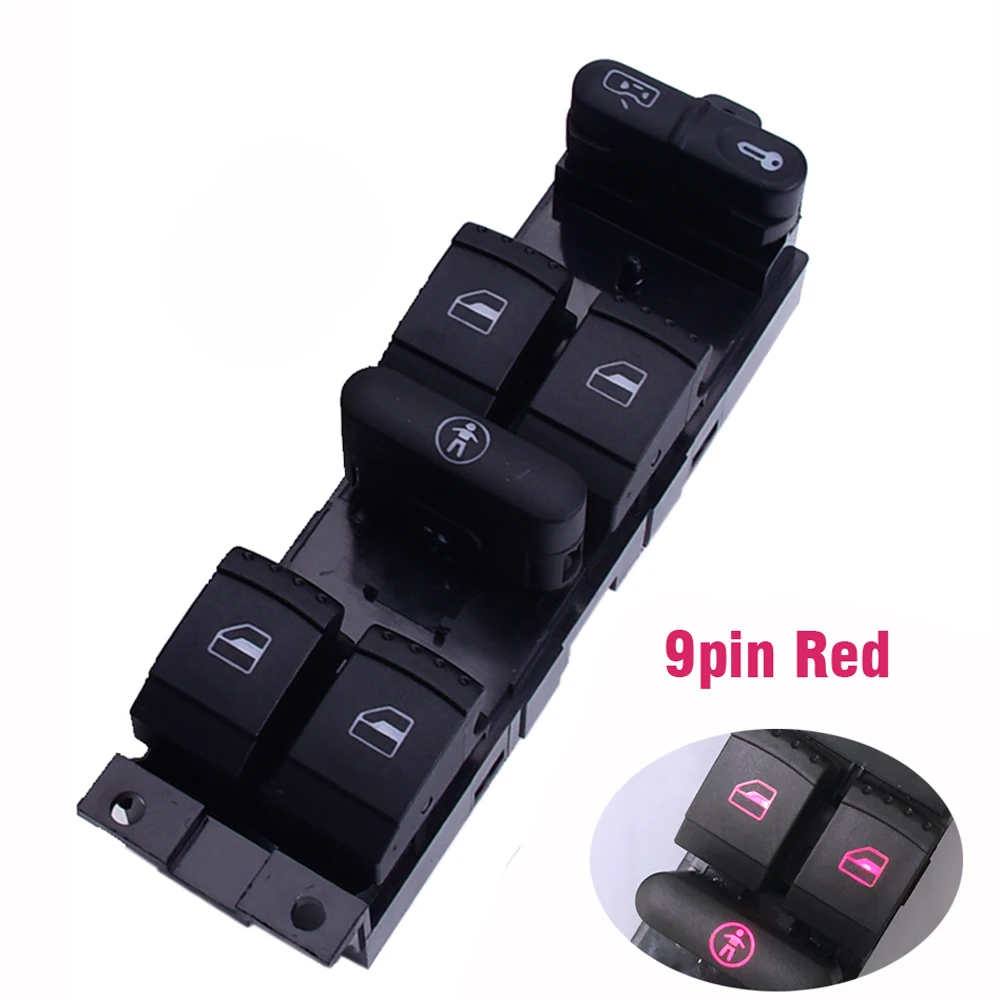 

Для Volkswagen VW Golf MK4 Jetta 4 Bora Passat B5 Seat Leon Toledo 1999-2006 Кнопка главного переключателя окна для Skoda Octavia 1U2