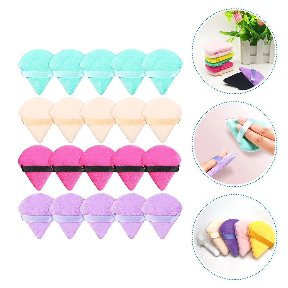 

Powder Puff Makeup Sponge Puffs Beautycosmetics Loosetriangle Cushion Spongesgirl Foundation Pad Pads Power Corners Easy Tools