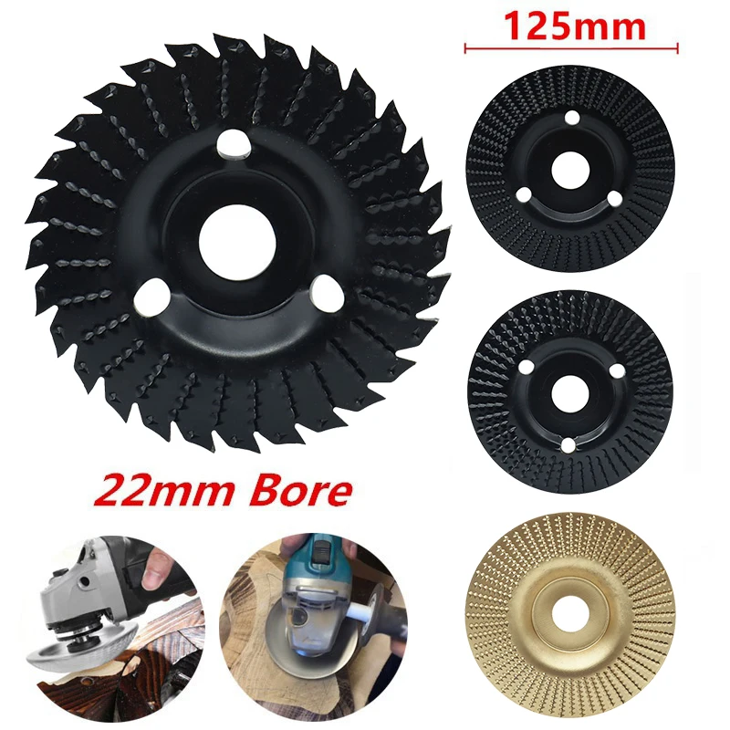 

Sanding Woodworking 22mm Disc Polishing Angle Diameter Carving Shaping Wood Round Wheel 125mm Bore Tools Grinding