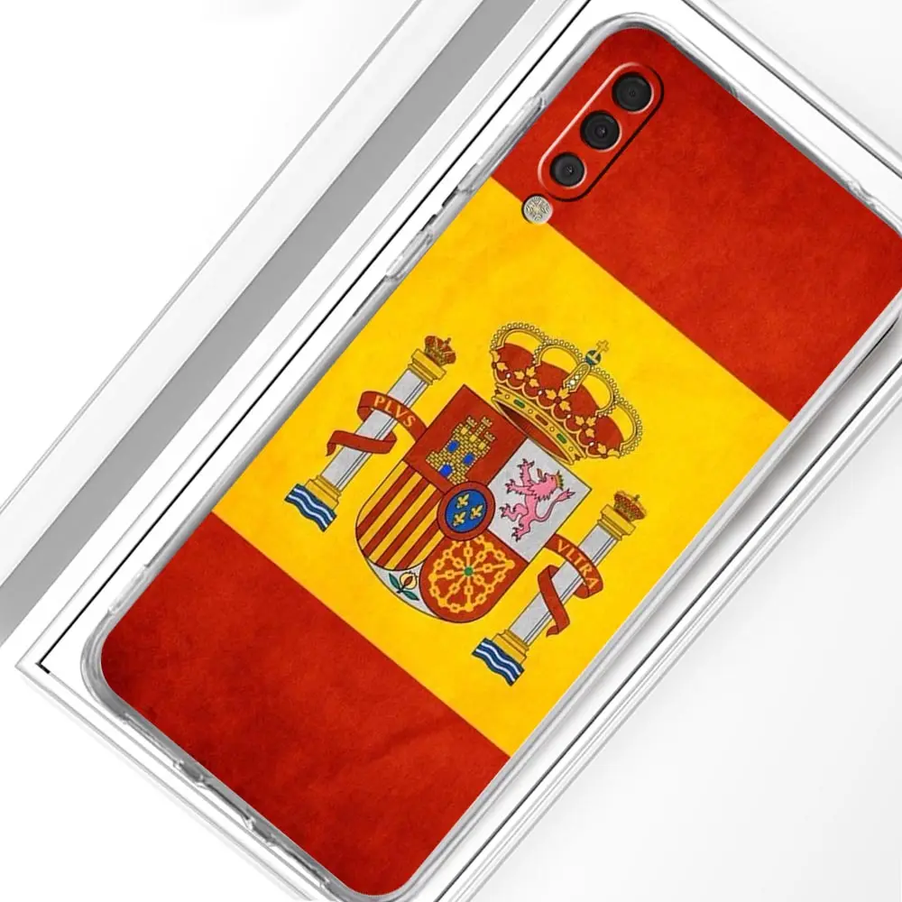 Фото Чехол для телефона Samsung A26 A36 A56 A54 A52 A50 A70 A40 A20E A12 A14 A16 A22 A24 A42 A34 A32 5G A04s A06 Чехол Испания Bull Flag №4