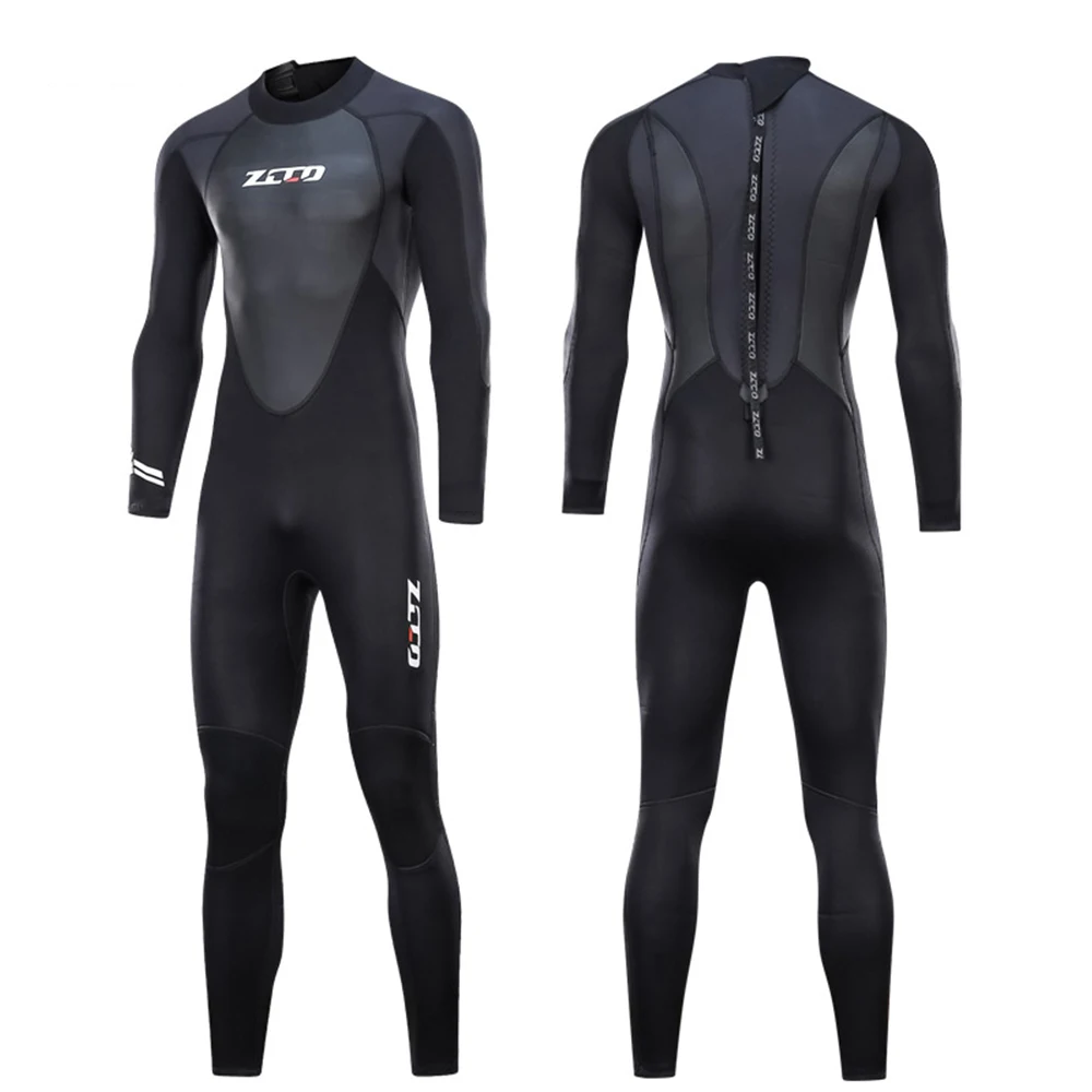 2023 Men's And Women's 3MM Neoprene Wetsuit One-Piece Long-Sleeved Thickened Warm Water Sports Snorkeling Surfing Wetsuit