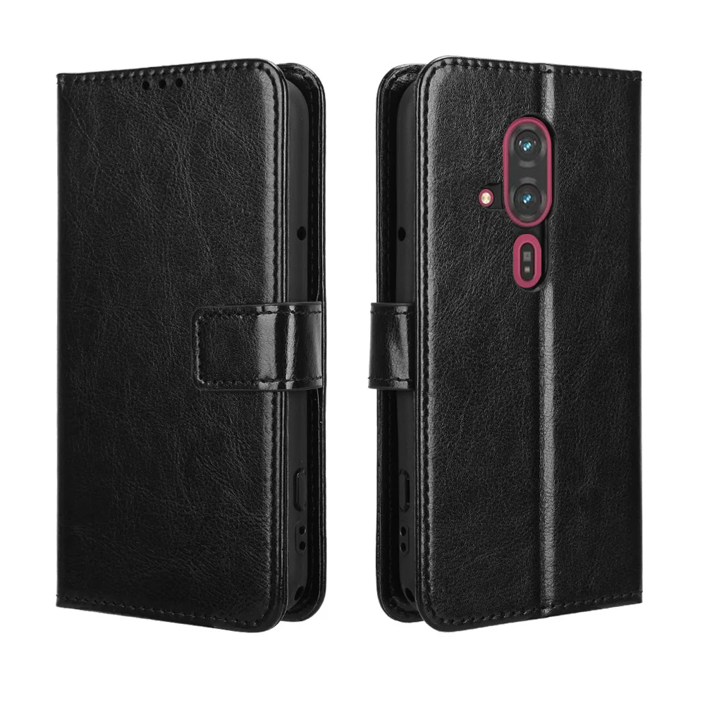 Роскошный флип-кошелек из искусственной кожи для Fujitsu FCNT Rakuraku F-53E чехол-подставка