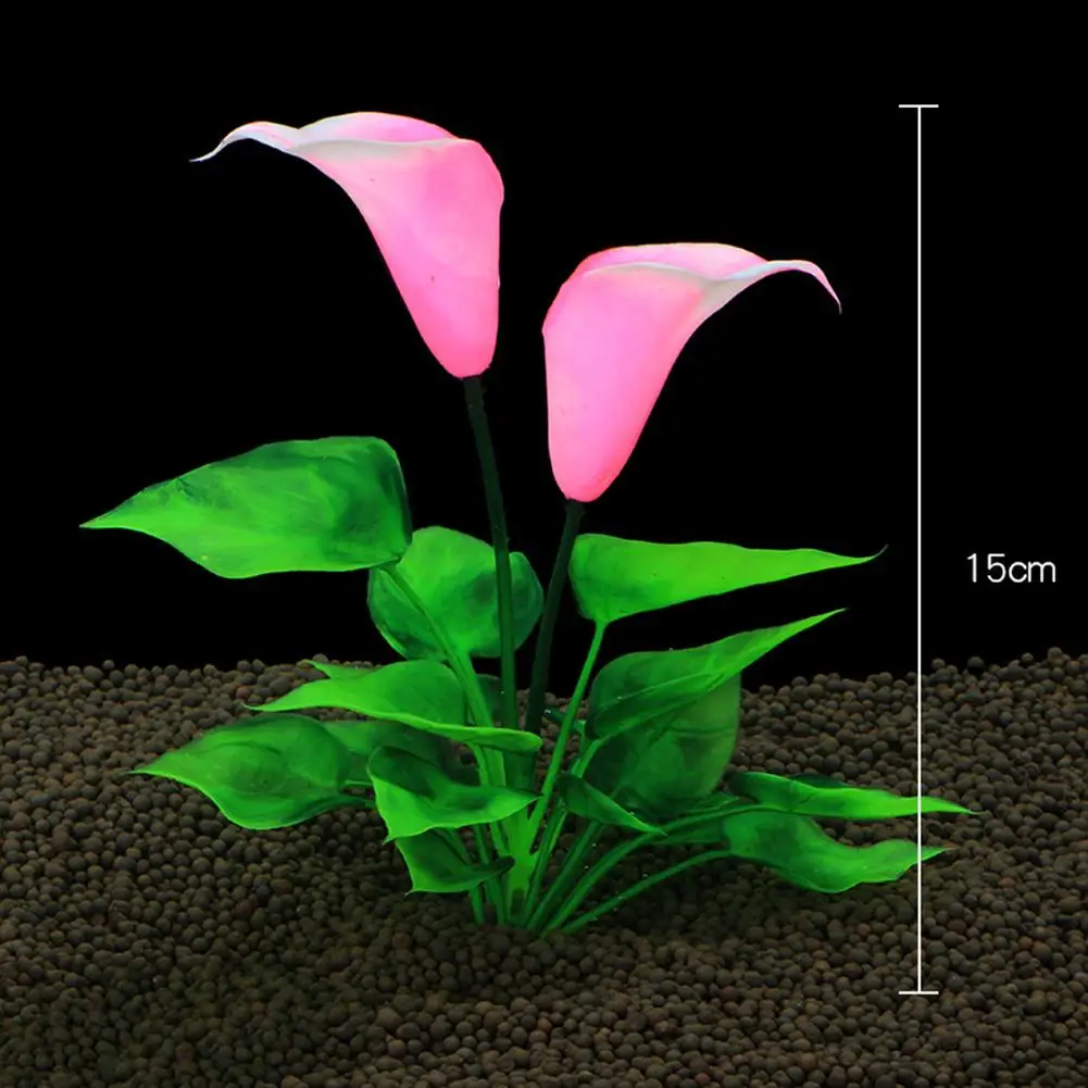 Фотофон для аквариума с цветочным рисунком лотоса |