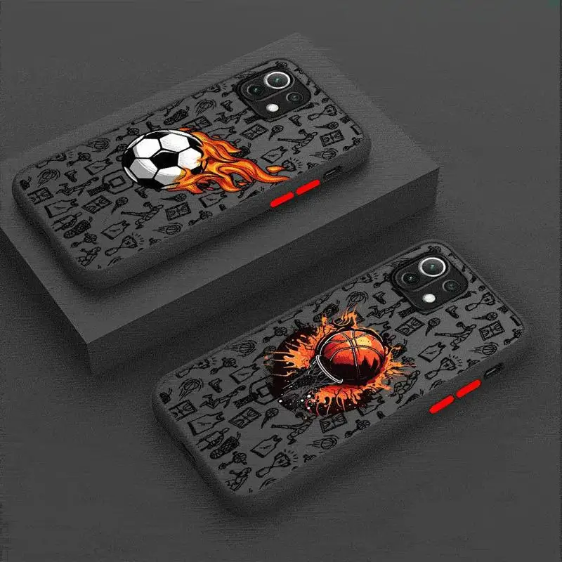 Баскетбольный художественный чехол для телефона Xiaomi Redmi 13C1 2 5G 10C 12C 9 10 9A 9T 9C A1 A2 Plus