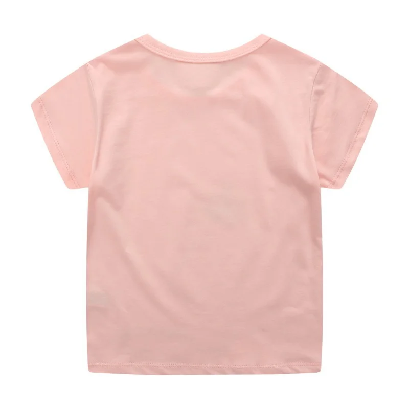 2022 New Kids Shirt for Girls Cotton Clothes Children Shirt Soft Breathable Toddler Girls Shirt Summer Unicorn Short Sleeve 2-7T enlarge