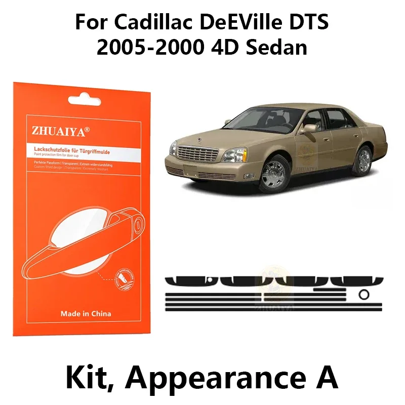 

Защитная пленка ZHUAIYA для красок дверной ручки, защитная пленка из ТПУ для Cadillac DeEVille DTS 2005-2000 4D Седан