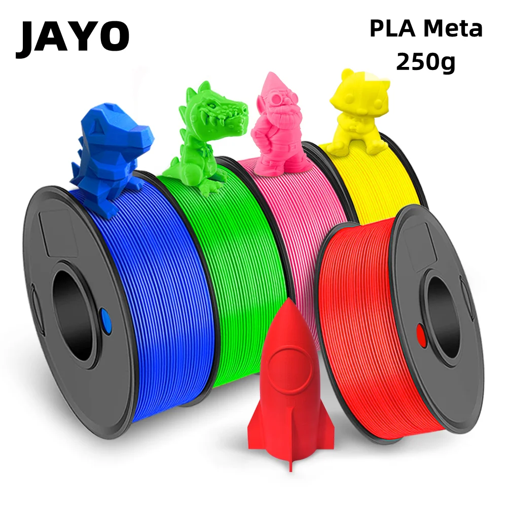

Нить PLA JAYO Meta 250 г, 1,75 мм для 3d-печати, небольшая катушка, экологически безопасная, без отходов, новая для 3D-печати