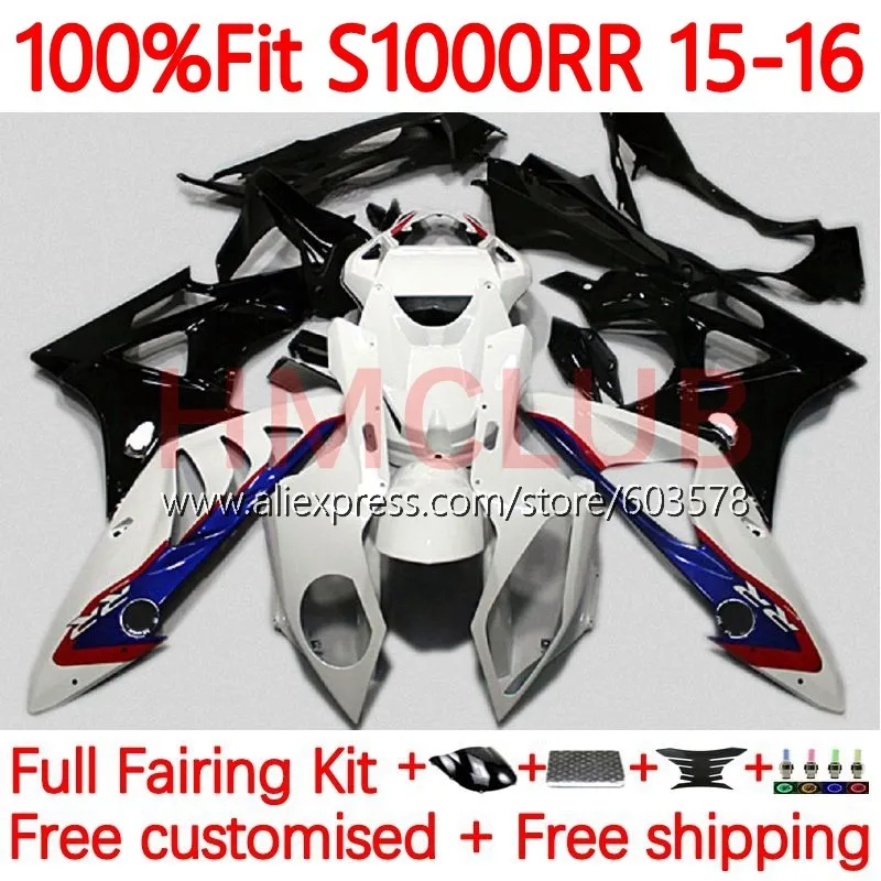

Корпус OEM для BMW S1000-RR S1000 RR S 1000 RR 1000RR S1000RR 2015 2016 S-1000RR 15 16, Обтекатели 150No.35, синий глянцевый