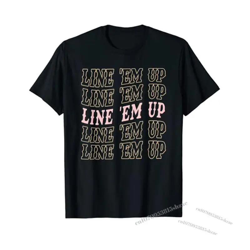 

Line Em Up Cute Wallen Country Music T Shirt Merch Outfit Short Sleeve Letters Printed Graphic Tee Tops Mother's Day Gifts