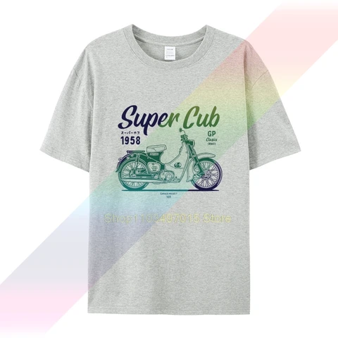 Классическая мотоциклетная футболка Super Cub