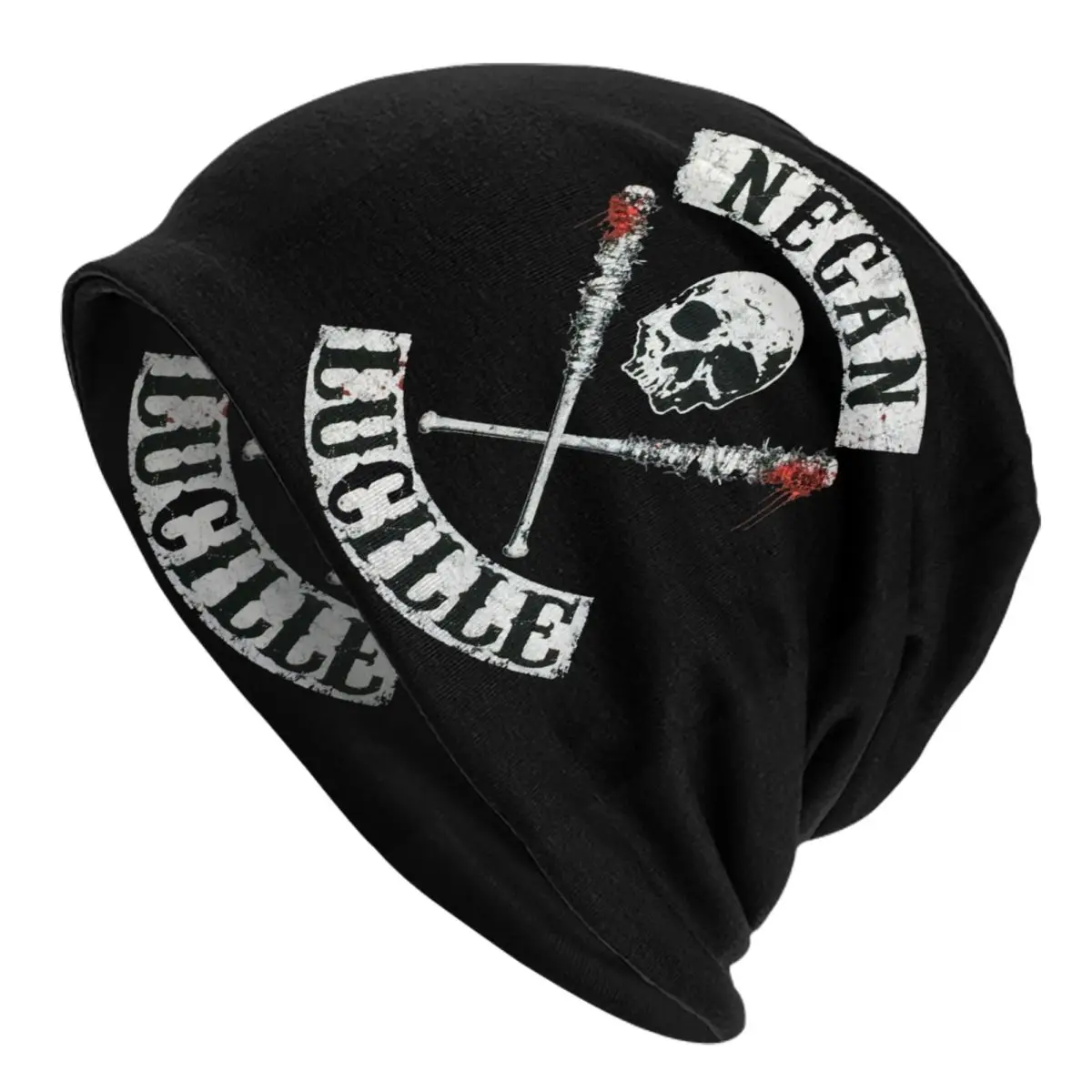 

The Walking Dead Skull Skullies Beanies Caps Men Women Unisex Fashion Winter Knitted Hat Adult Horror Zombie TV Show Bonnet Hats