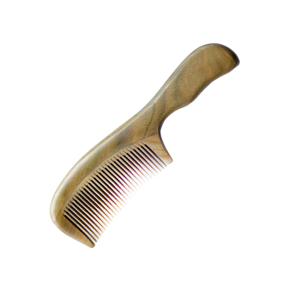 

1Pc Comb Green Sandalwood Beautiful Scalp Comb Sandalwood Comb Hair Comb for Friends Girls Ladies