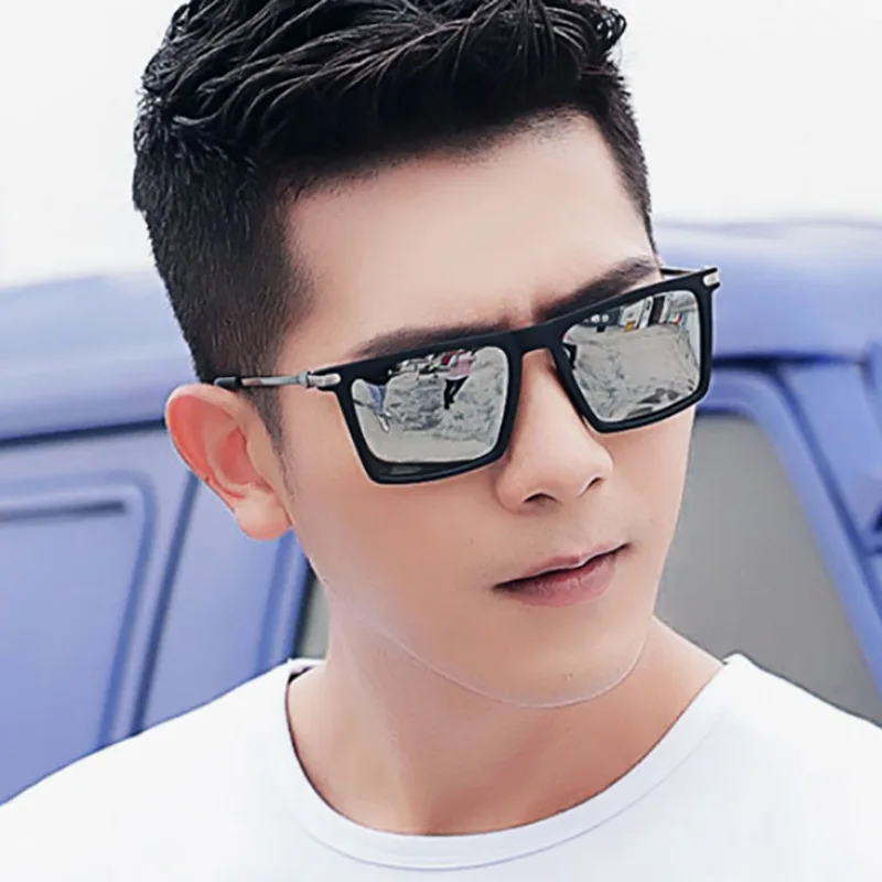 

Classic Men Square Shades Retro Male Black Sunglasses Vintage Sun Glasses UV400 Masculino Eyewear Oculos De Sol