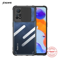 rzants for xiaomi redmi note 11 11s pro global version 4g case lens protection slim crystal clear cover soft casing